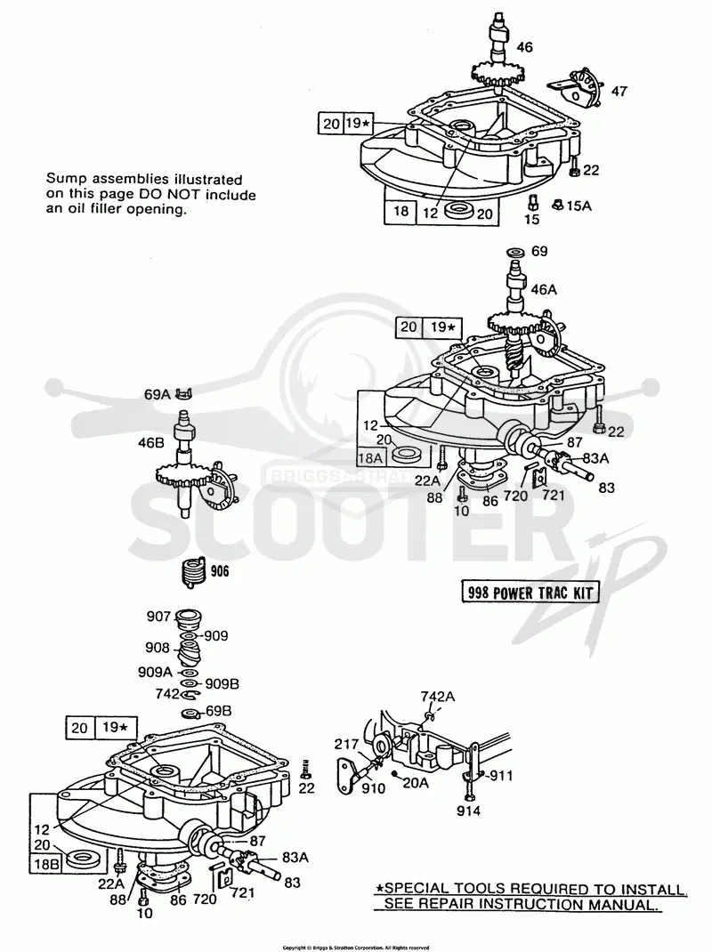 (3)Sump Bases,Right Angle Dr