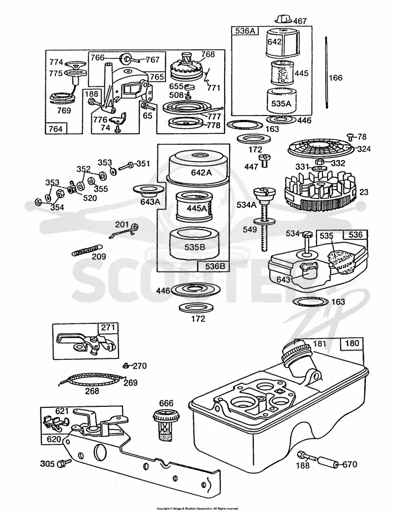Fuel Tank Assy,A/C,Rewind
