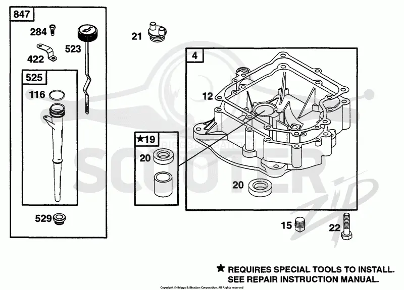 Oil Fill, Sump