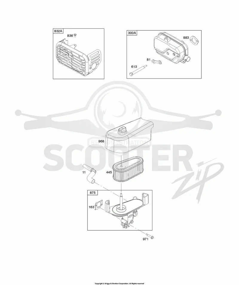 Air Cleaner, Exhaust System