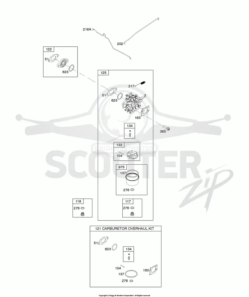 Carburetor, Carburetor Overhaul Kit