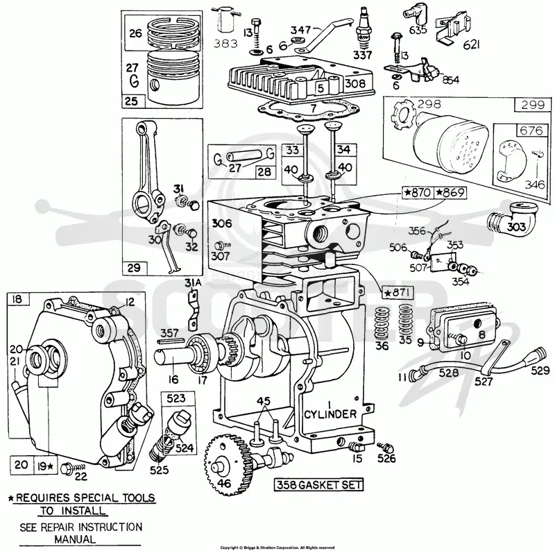 Cylinder,Mufflers,Piston Grp