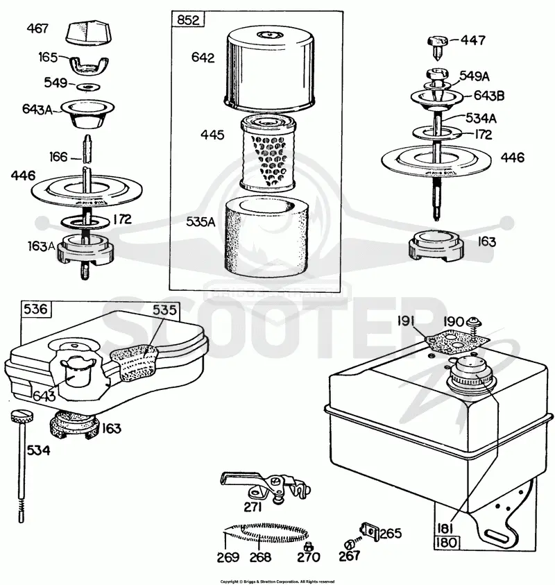 Fuel Tank Assy,Air Cleaner