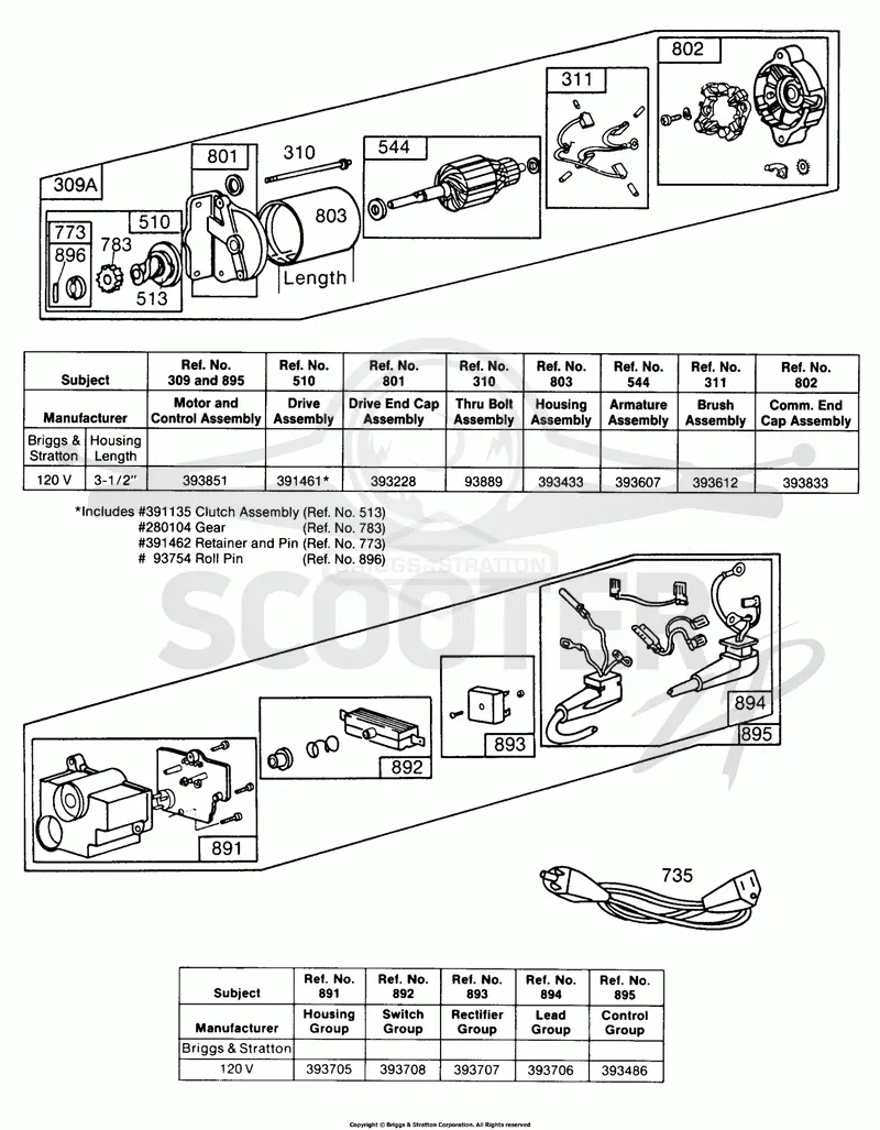 Electric Start and Starter