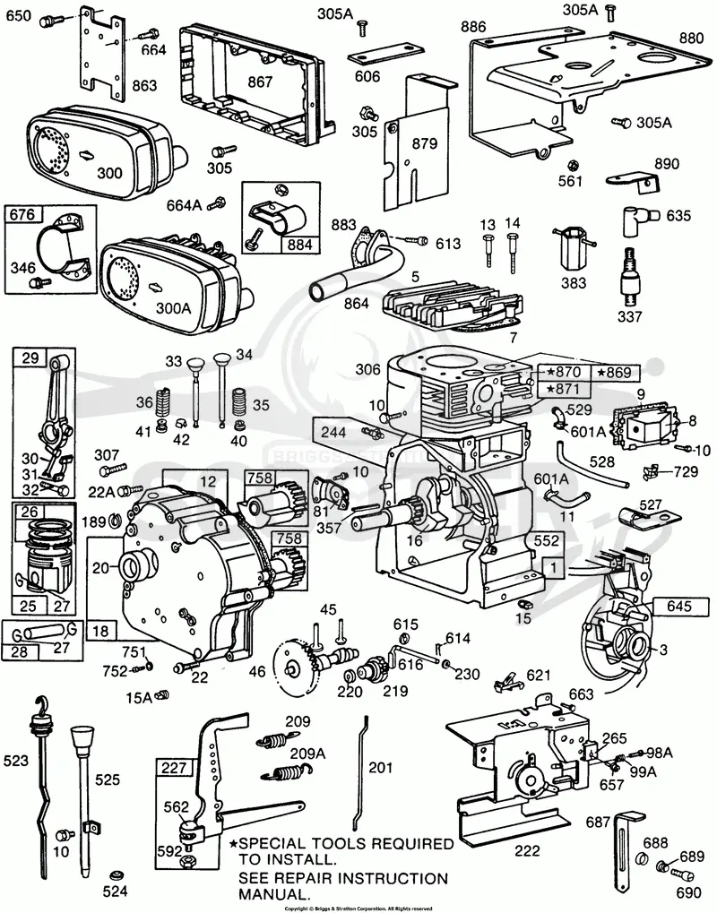 Cyl,Crankcase,Piston,Muffler