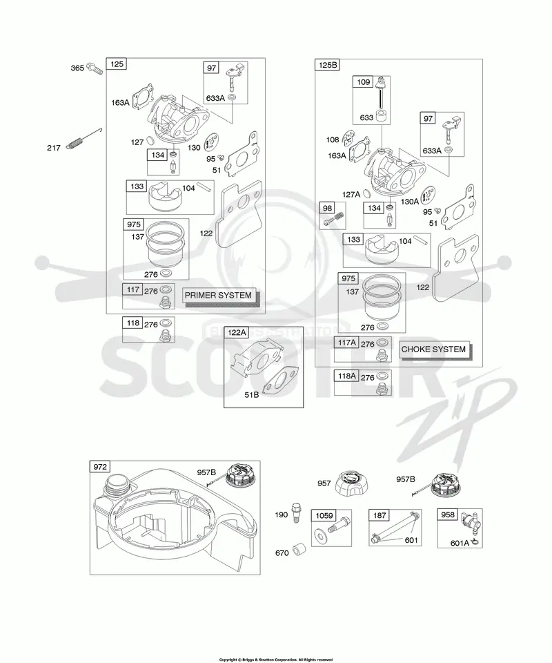 Carburetor, Fuel Supply