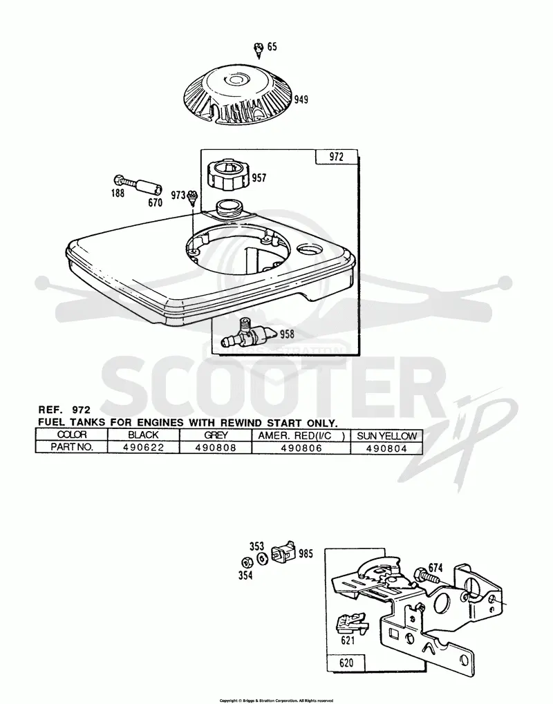 Fuel Tank Assy,Control Brkt