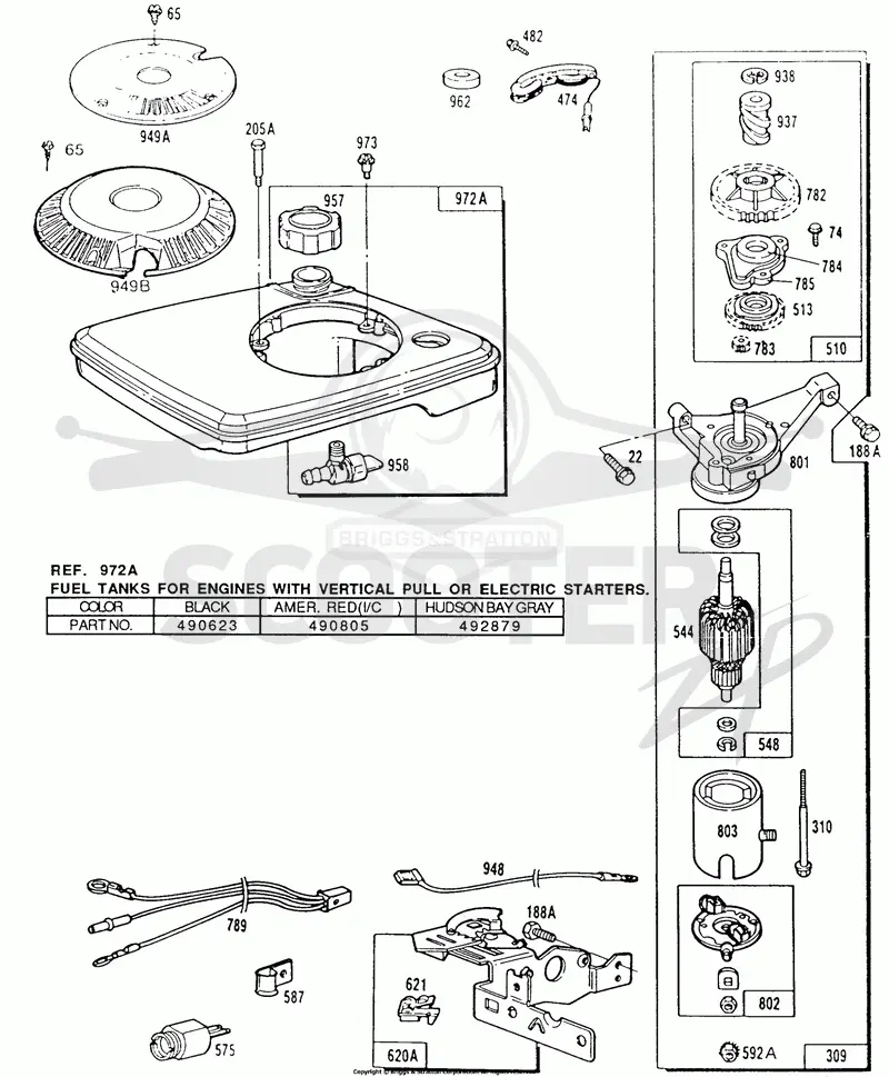 FuelTank,Controls,ElectStart