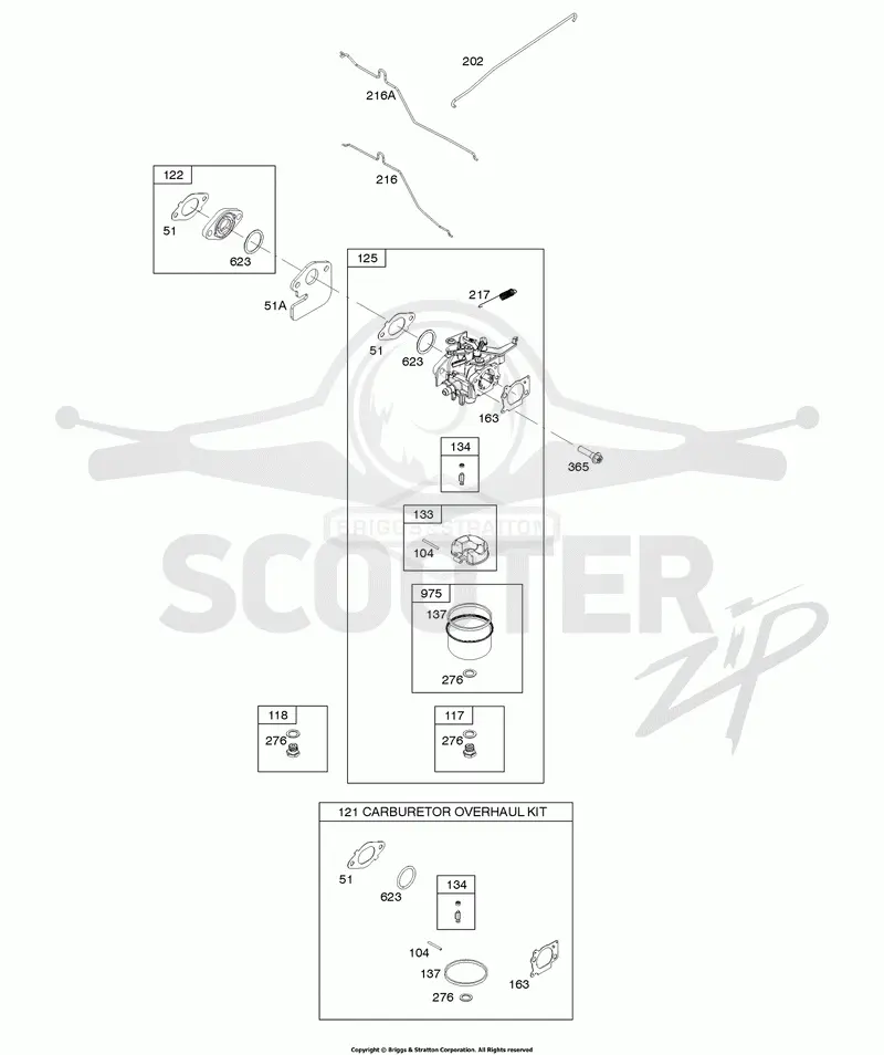 Carburetor, Carburetor Overhaul Kit
