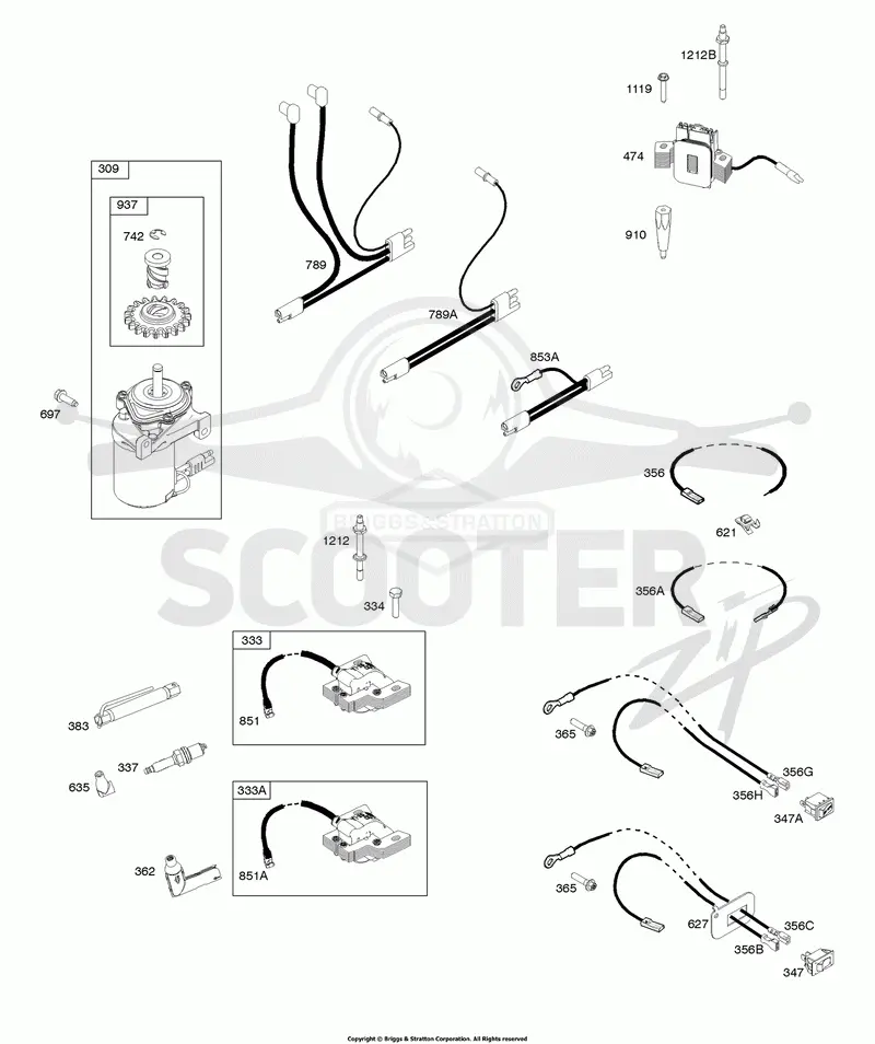 Electric Starter, Ignition