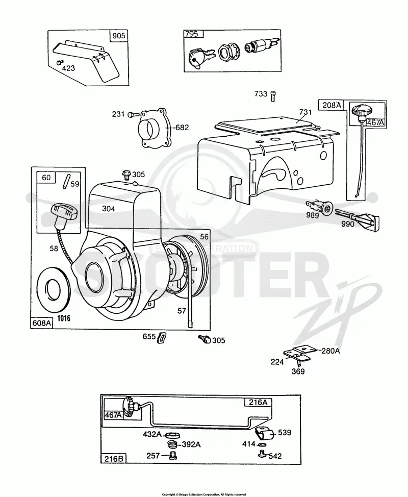 Blower Hsgs,Rewind,Sno-Gard