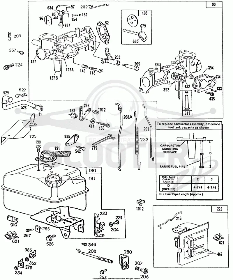 Carburetor & Fuel Tank Assy