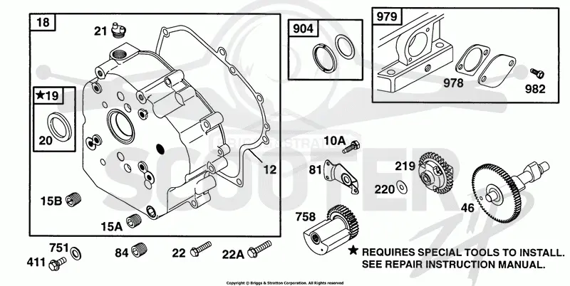 Crankcase Cover, Cam