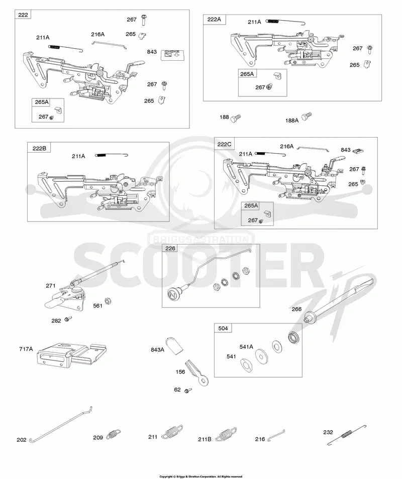Control Brackets, Links, Springs