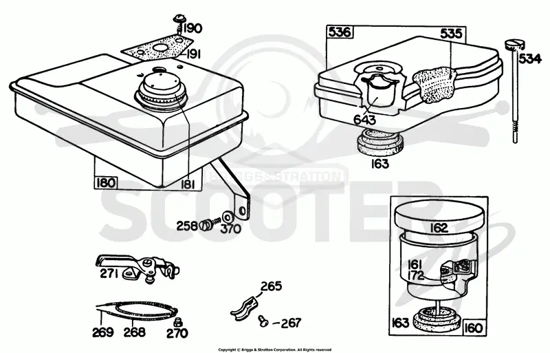 Air Cleaner, Fuel Tank