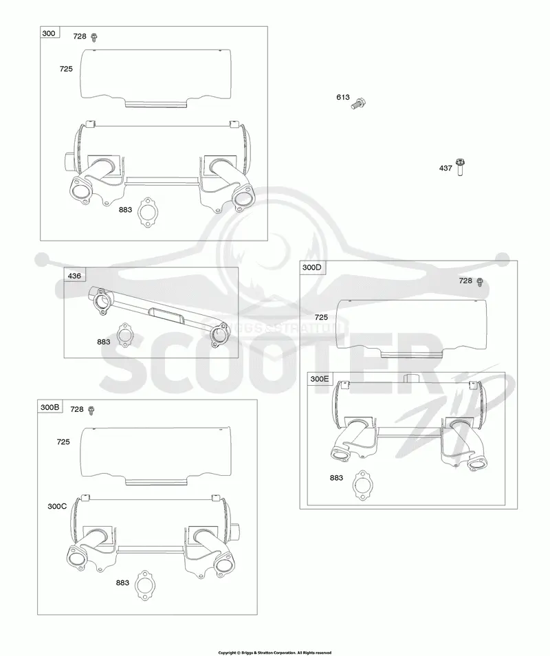Mufflers, Exhaust Manifold