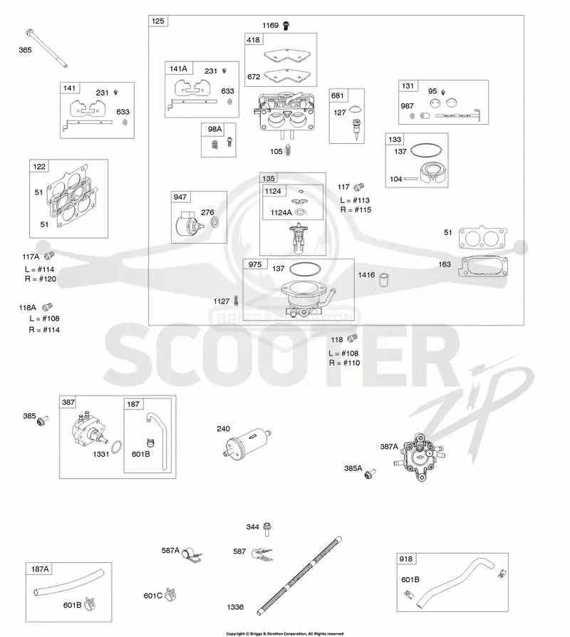 Carburetor, Fuel Supply