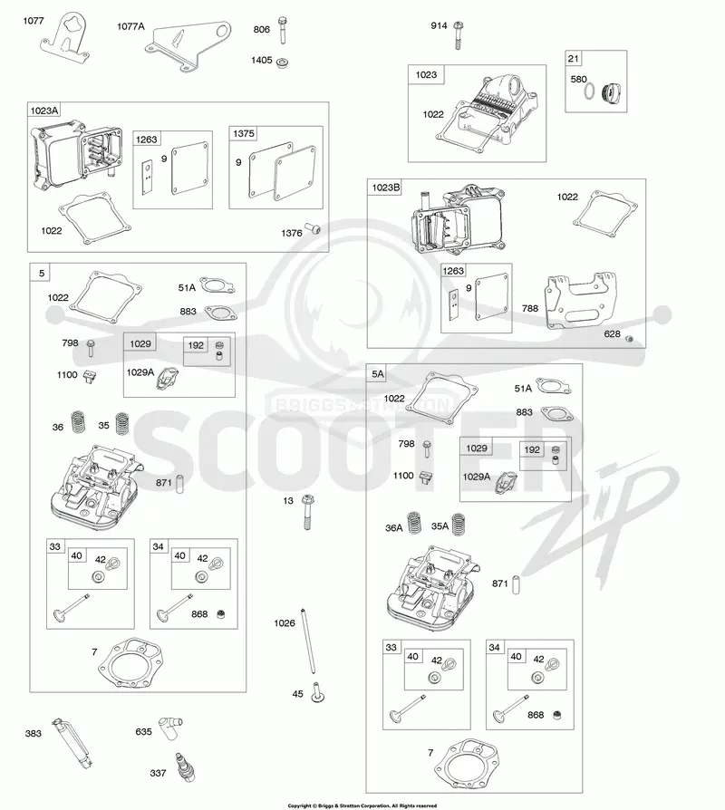 Cylinder Heads, Rocker Covers
