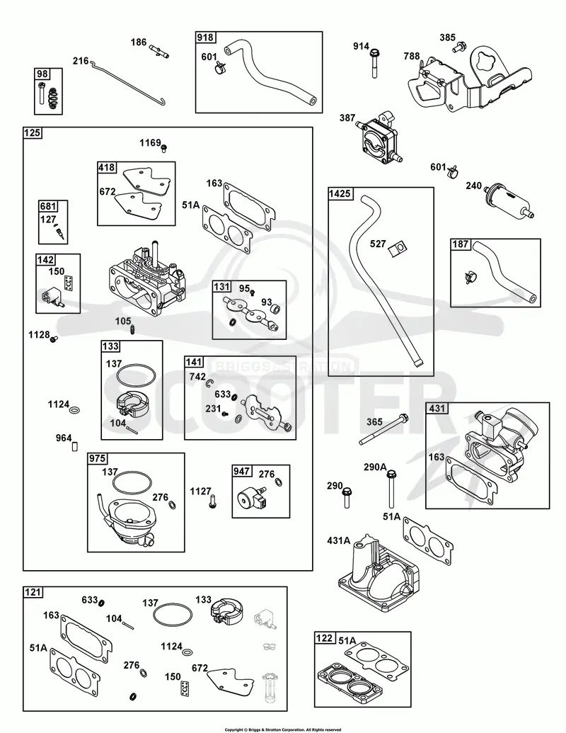 Carburetor and Fuel Supply Group
