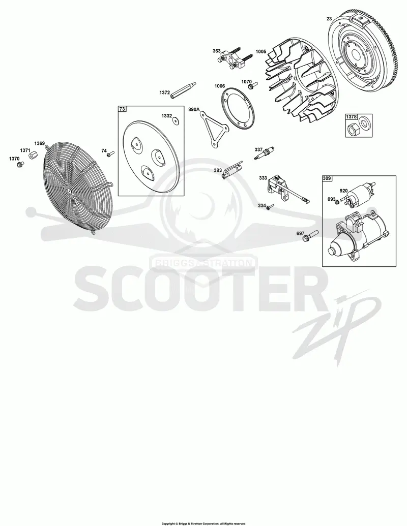 Flywheel, Ignition, and Starter Group