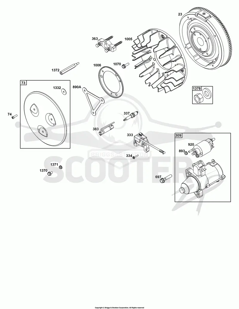 Flywheel, Ignition, and Starter Group