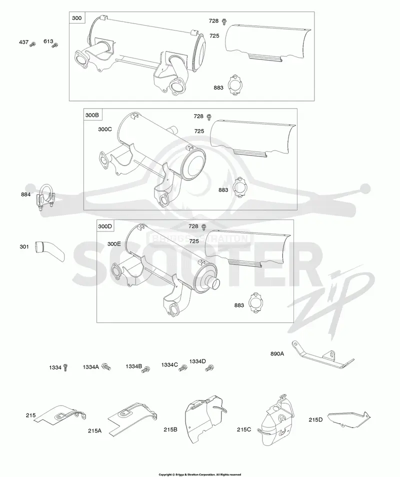Mufflers, Air Guides