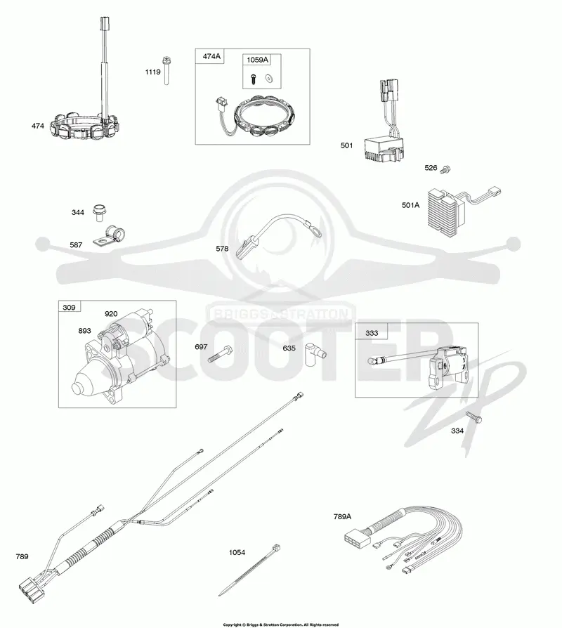 Alternator, Starter Motor, Regulator
