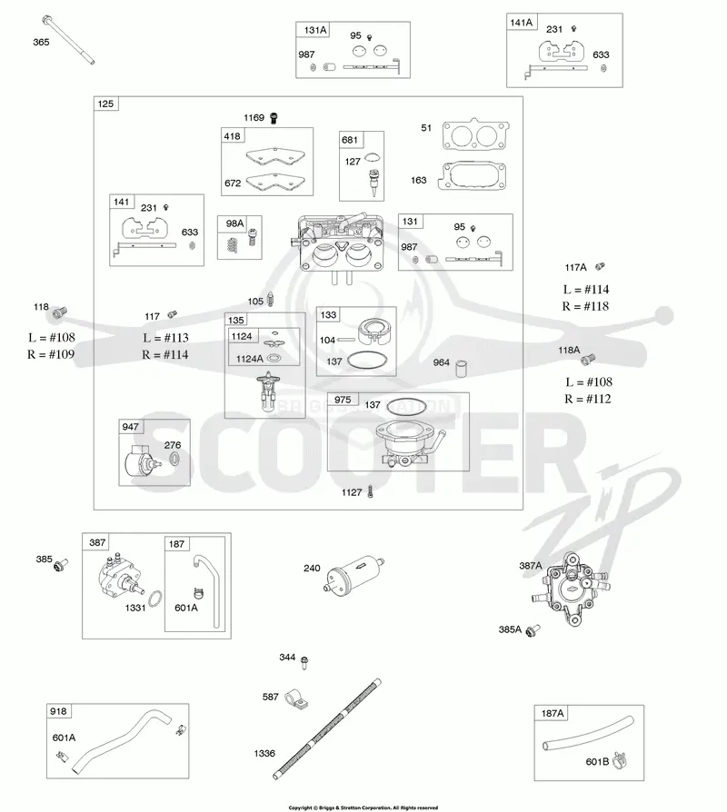 Carburetor, Fuel Supply
