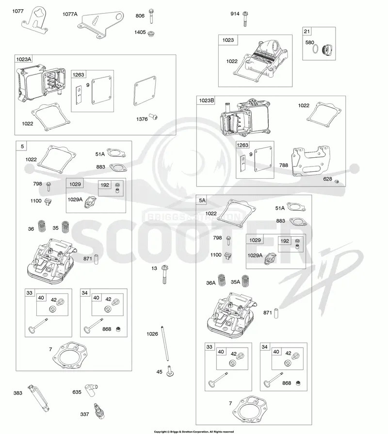 Cylinder Heads, Rocker Covers