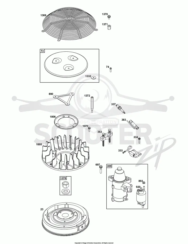Flywheel, Ignition, and Starter Group