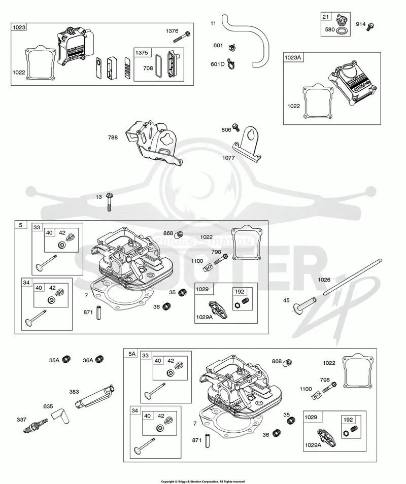 Cylinder Heads, Rocker Covers