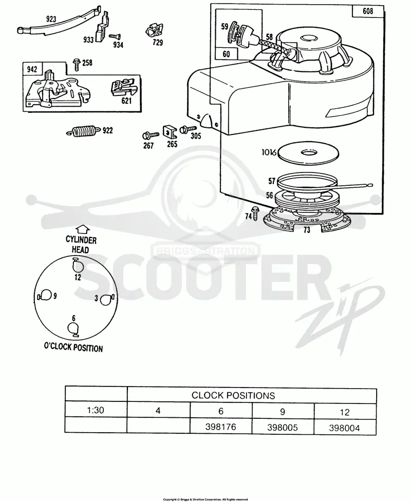 Blower Hsg,Rewind,Brake
