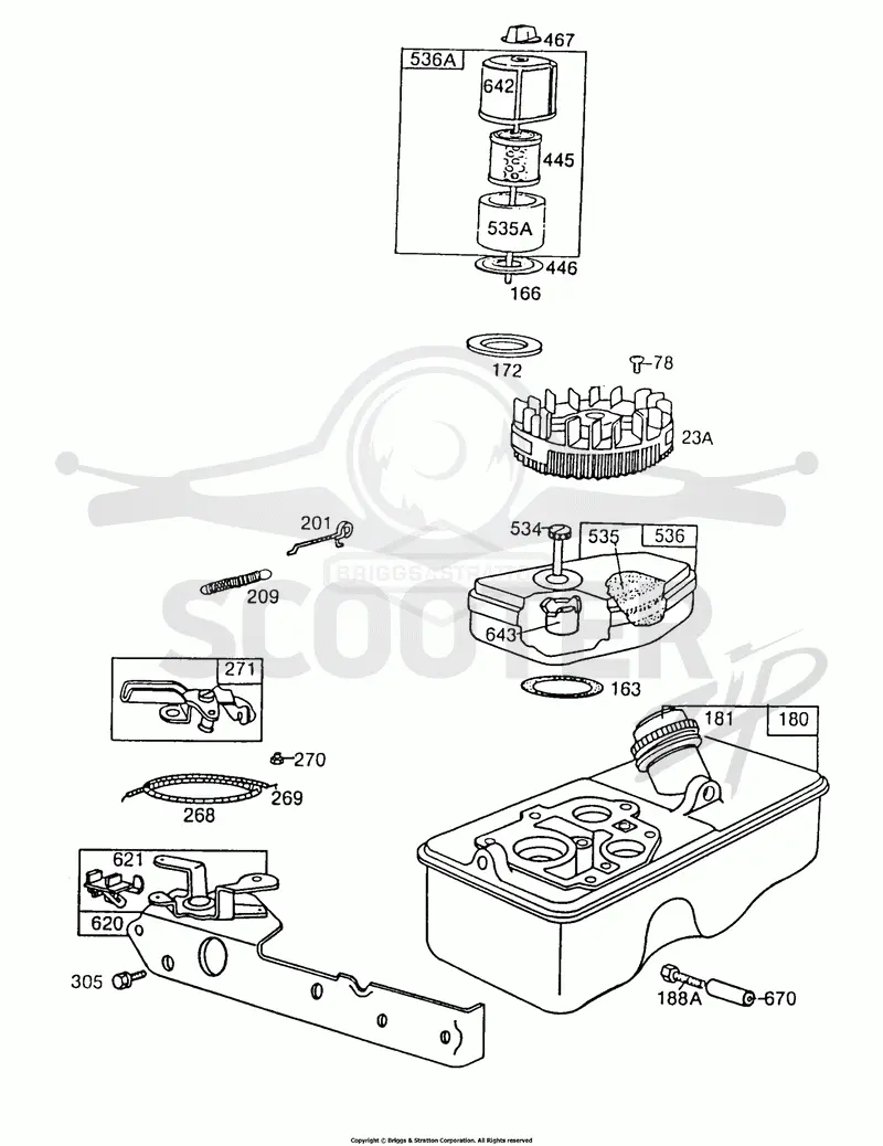 Fuel Tank,Control Brkt,A/C