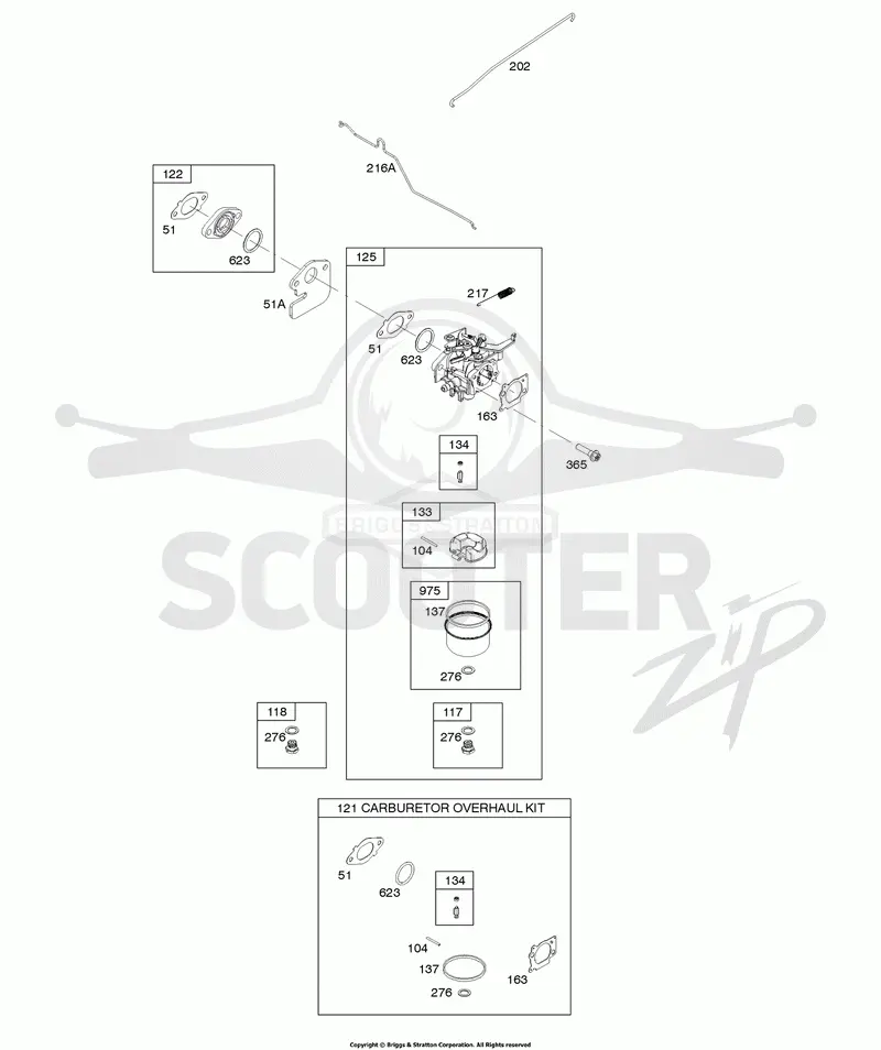 Carburetor, Carburetor Overhaul Kit