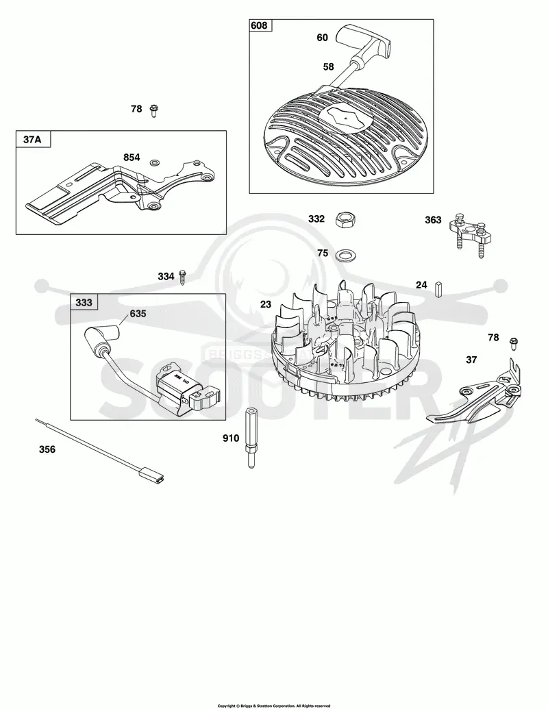 Flywheel, Ignition,and Starter Group