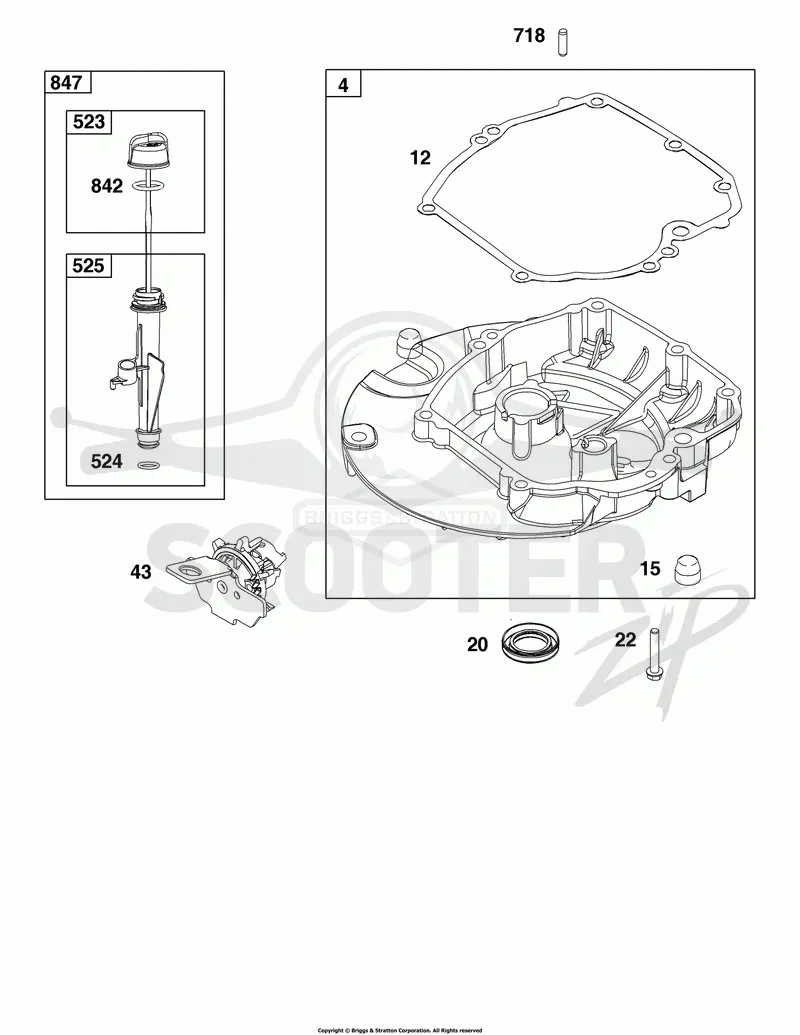 Crankcase Cover/Sump and Lubrication Group