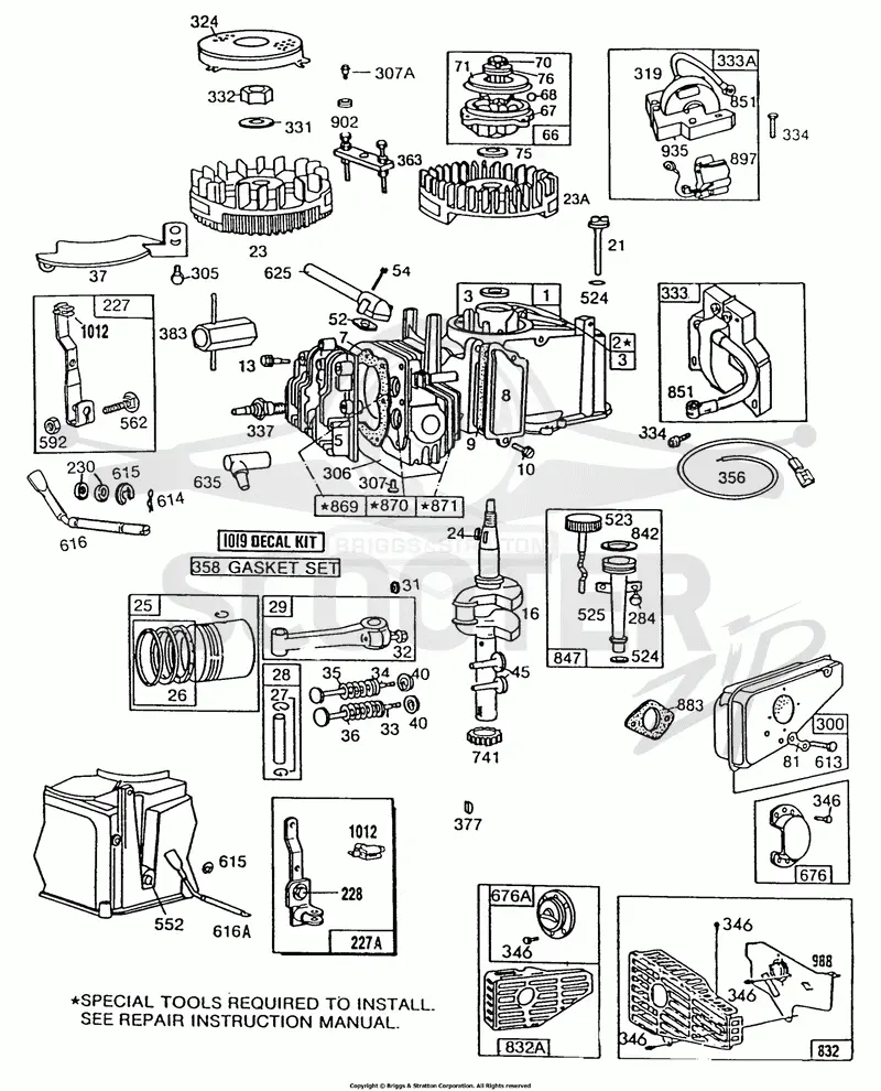 Cyl,Oil Fill,Piston,Mufflers