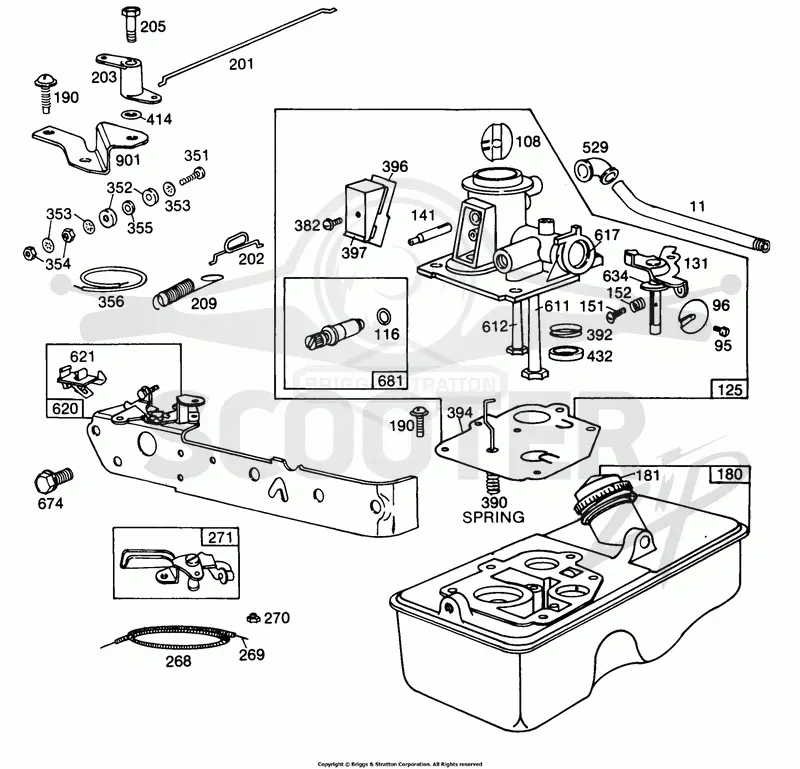 Carburetor & Fuel Tank Assy