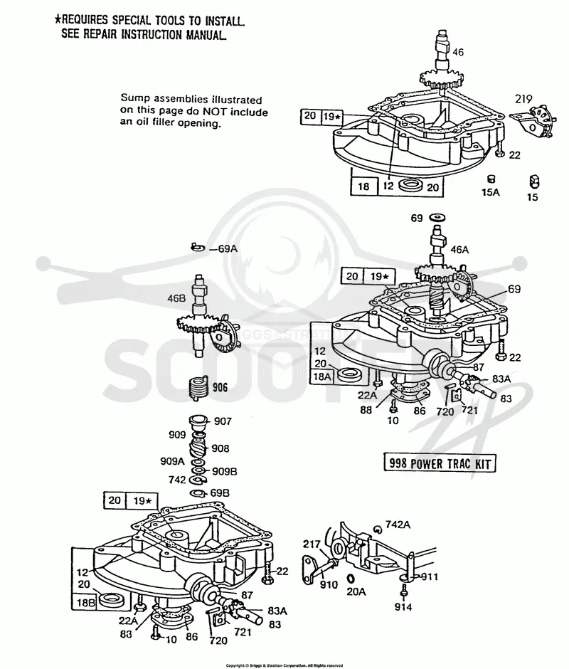 (3)Sump Bases,Right Angle Dr