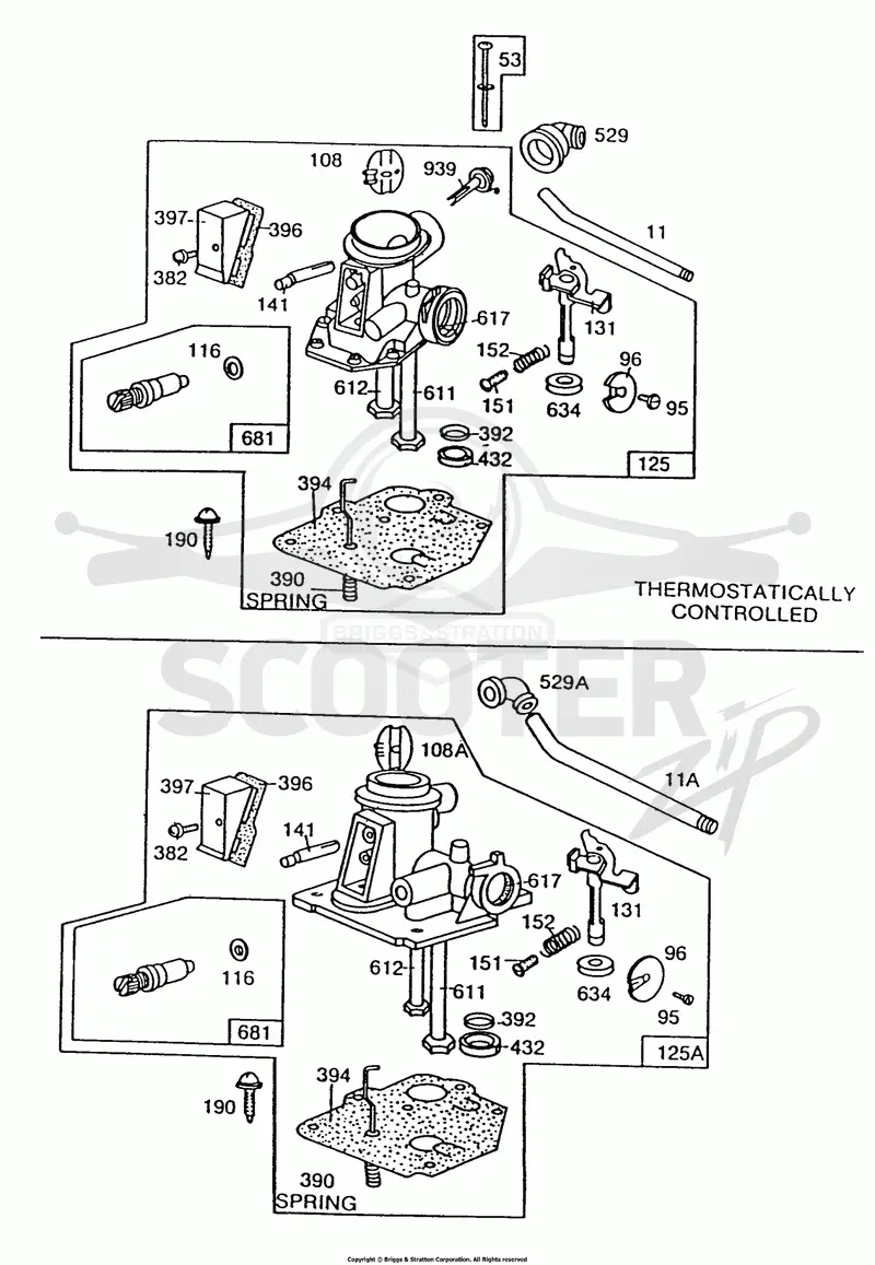 (2) Carburetor Assemblies