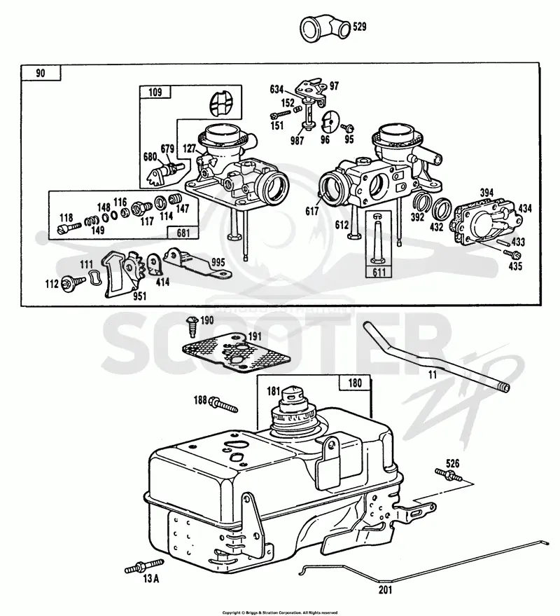 Carburetor & Fuel Tank Assy