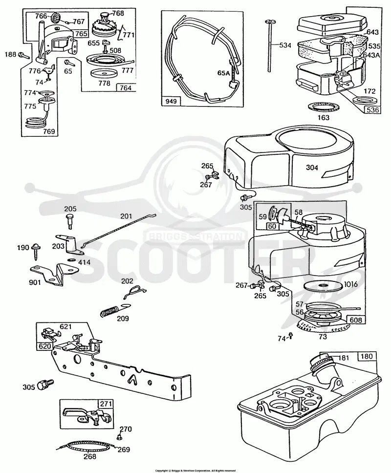 BlowerHsg,Rewind,A/C,Control