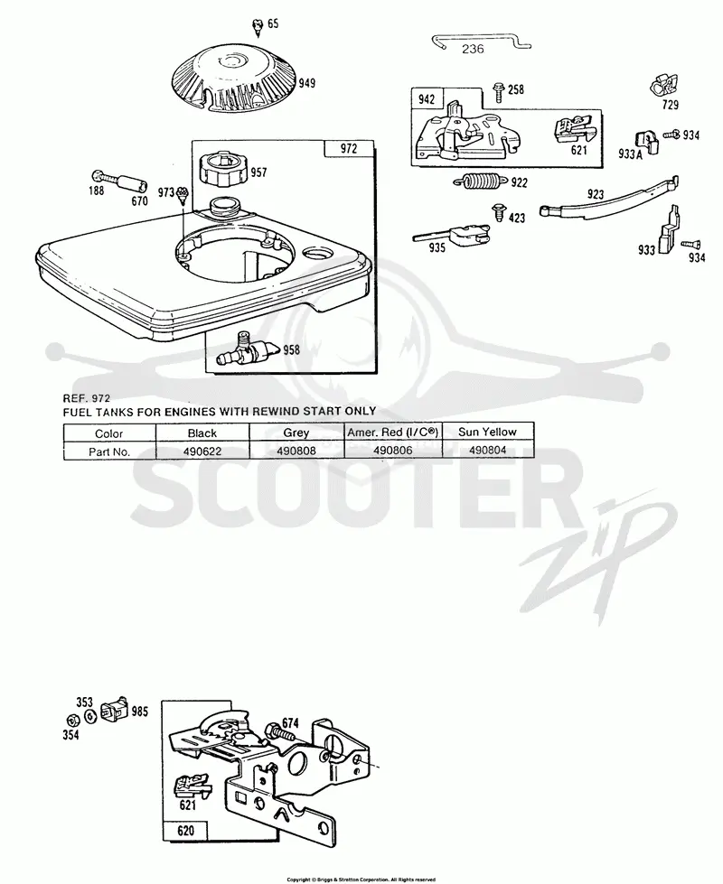 Fuel Tank,Control Brkt,Brake