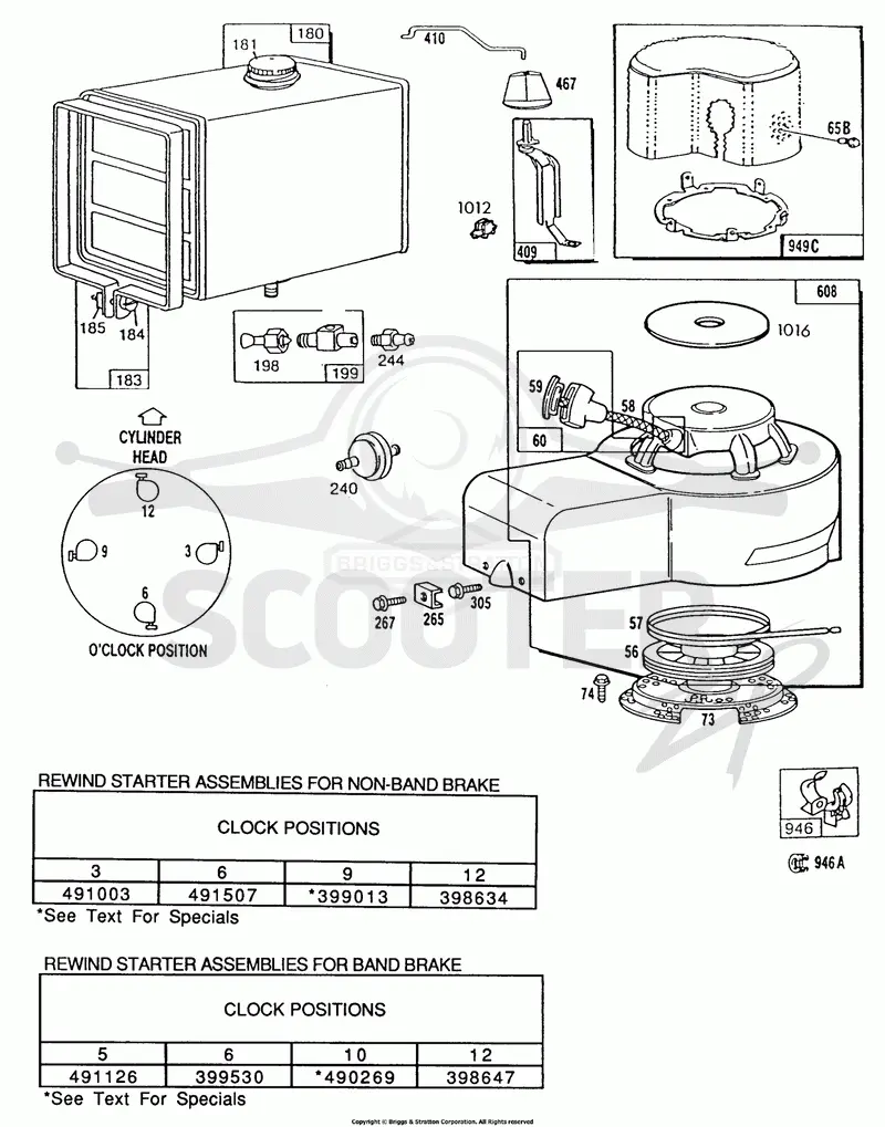 Fuel Tank,Blower Hsg,Guard