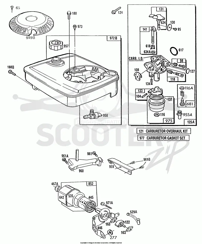 Carburetors & Fuel Tank Assy