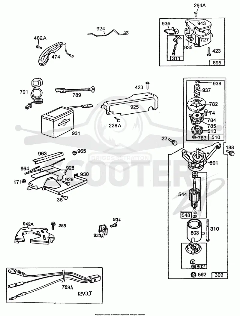 Electric Starter,Misc Elect