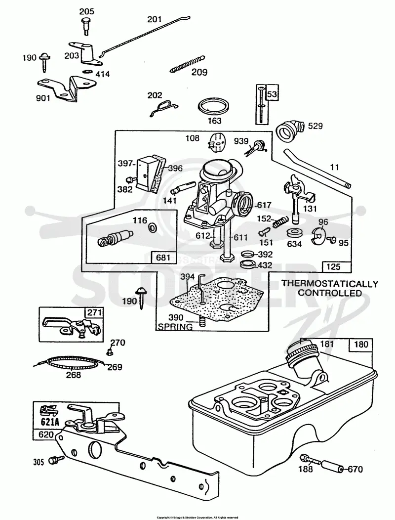 Carburetor & Fuel Tank Assy
