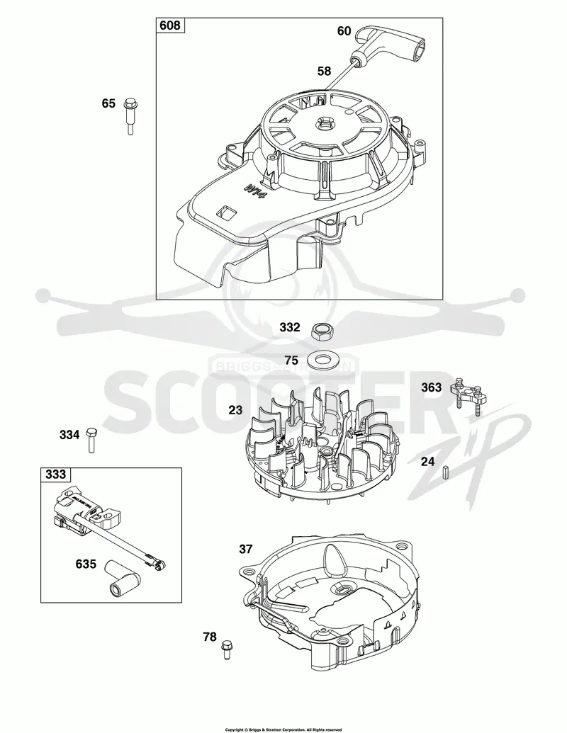 Flywheel, Ignition, and Starter Group