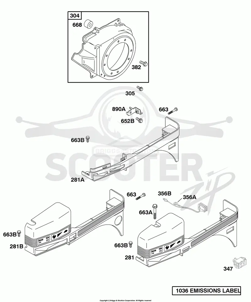 Blower Housing, Control Panel