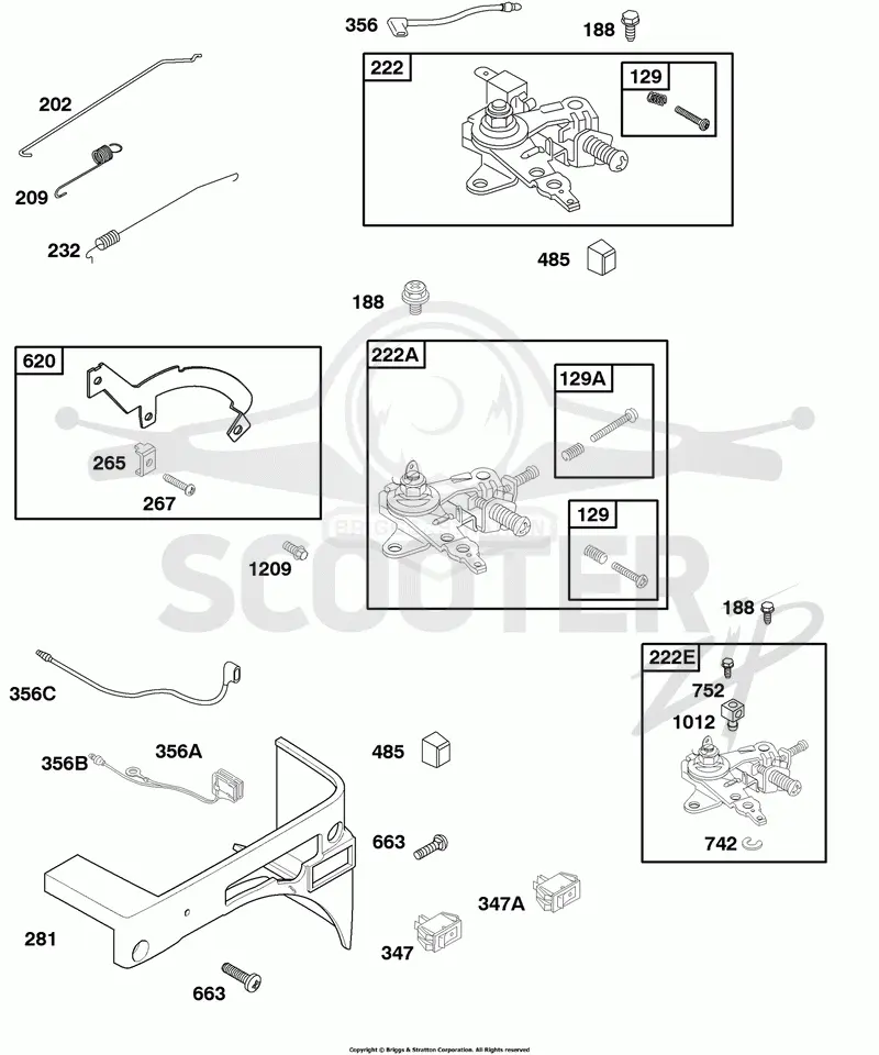 Control Panel, Controls, Governor Spring